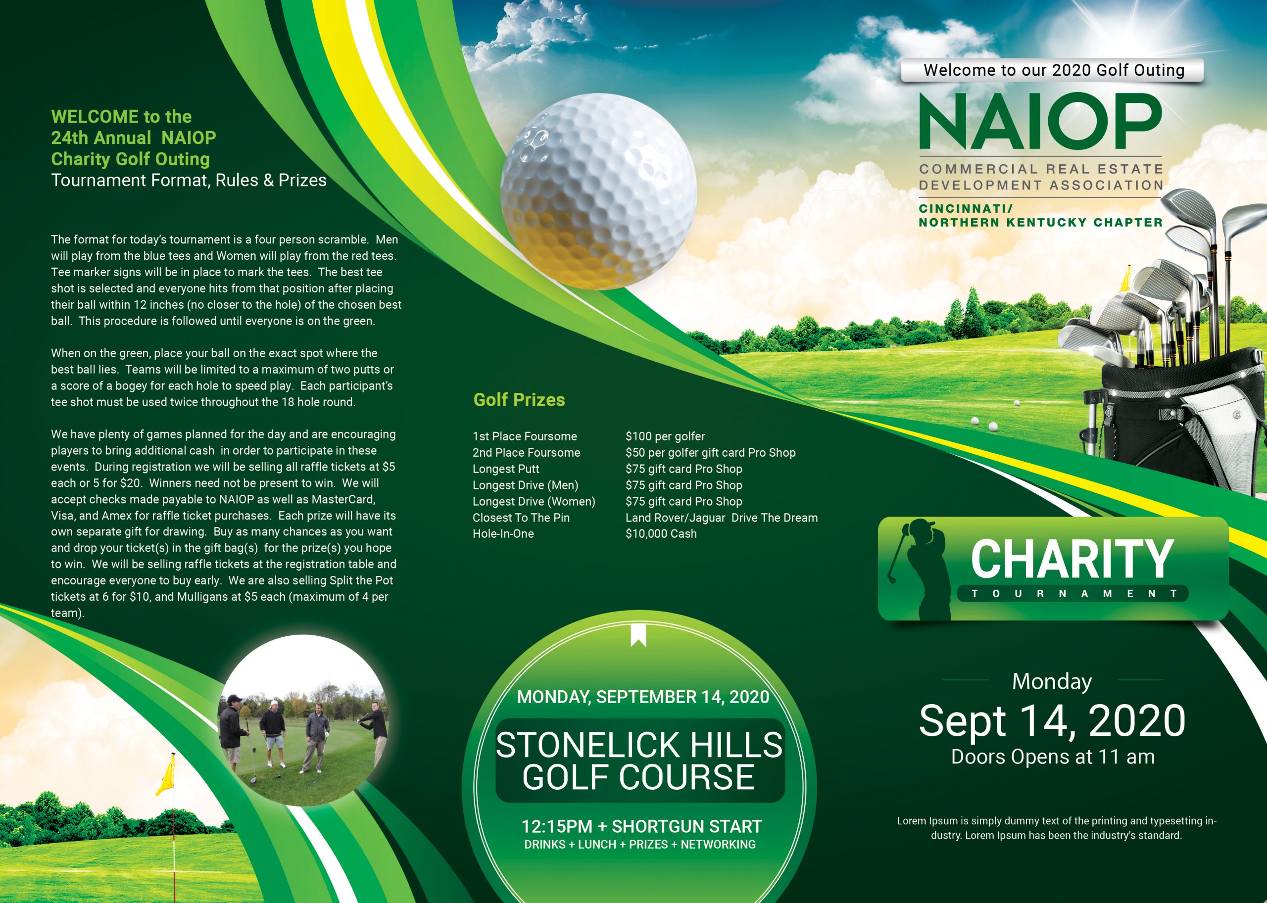 September 14th Annual Golf Outing